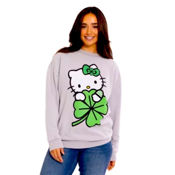 Tops - 🍀 Hello Kitty St. Patrick's Day Crewneck Sweatshirt